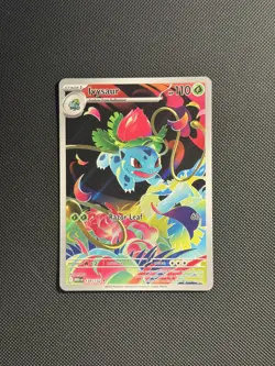 Ivysaur Illustration Rare Pokemon Card Mega Evolution Set 134/132 - Image 1