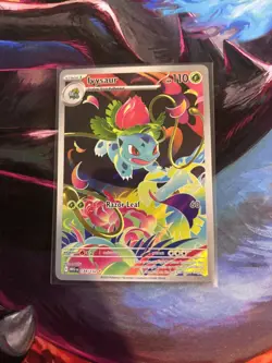 Ivysaur Illustration Rare Pokemon Card Mega Evolution Set 134/132 - Image 1