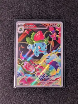 Pokemon TCG Mega Evolutions Ivysaur Illustration Rare Card 134/132 - Image 1