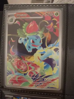 Pokemon TCG Mega Evolutions Ivysaur Illustration Rare Card 134/132 NM - Image 1