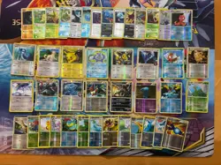 Vintage Pokemon Card Lot Reverse Holo Eevee Houndoom Pikachu Poliwrath Dratini - Image 1