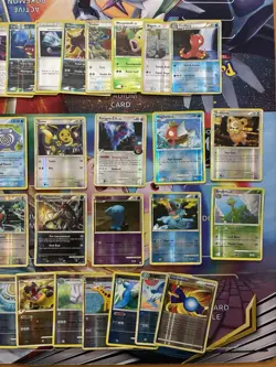 Vintage Pokemon Card Lot Reverse Holo Eevee Houndoom Pikachu Poliwrath Dratini - Image 2