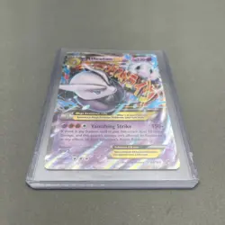 Pokemon M Mega Mewtwo EX Ultra Rare Holo TCG Card 64/162 XY Breakthrough - Image 2