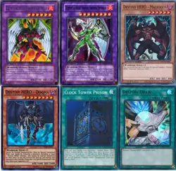 Yugioh Aster Phoenix Complete Deck - Destiny Hero - Phoenix Enforcer - 44 Cards - Image 1
