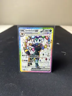 Pokemon TCG Umbreon EX 176 Prismatic Evolutions PROMO CARD NM - Image 1