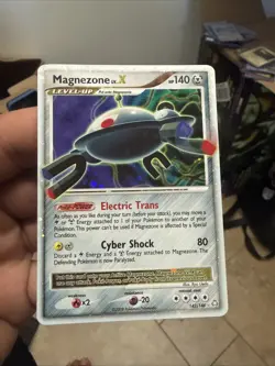 Pokemon Magnezone LV.X Holo Card 142/146 Legends Awakened 2008 - Image 1