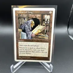 LP Library of Leng Fifth Edition Mtg Tcg - Image 1
