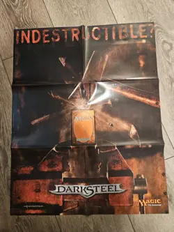 Magic The Gathering Darksteel Promo Advertising Poster 22 x 28 Unused - Image 1