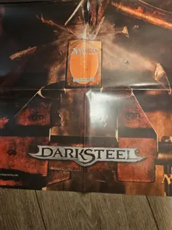 Magic The Gathering Darksteel Promo Advertising Poster 22 x 28 Unused - Image 2
