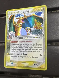 Pokemon TCG EX Crystal Guardians Charizard 4/100 Reverse Holo Rare - Image 3