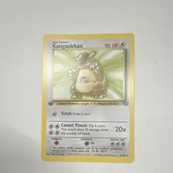 Pokemon Kangaskhan 21/64 Jungle 1st Edition Rare Regular 90 HP 1999 - Image 1
