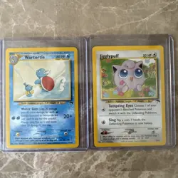 Pokemon Southern Islands Pokemon TCG Wartortle 15/18, Jigglypuff 8/18 - Image 1