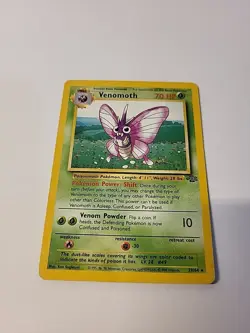 1999 Pokemon Jungle Venomoth Unlimited #29/64 Non-Holo Rare NM/LP VTG - Image 2