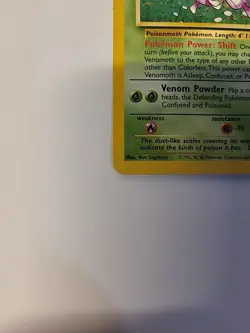 1999 Pokemon Jungle Venomoth Unlimited #29/64 Non-Holo Rare NM/LP VTG - Image 5
