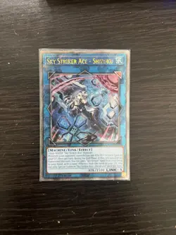 Sky Striker Ace - Shizuku RA03-EN043 Quarter Century Secret Rare Alt Art NM - Image 1