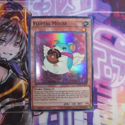 1X FLUFFAL MOUSE MP16-EN056 SUPER 1ST VERY LIGHT PLAY YUGIOH - Image 1