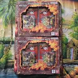 One Piece TCG Illustration Box Vol. 5 BRAND NEW SEALED Lot Of 2 PRB-02 OP-13 SET - Image 1