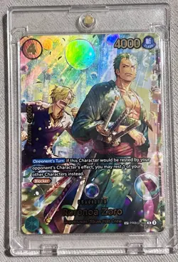 Roronoa Zoro SP PRB 02-006 R One Piece Card ENG OP14 - Image 1