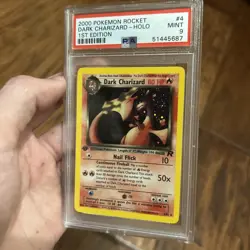 PSA 9 🔥 1st Edition Holo Dark Charizard 🔥 Team Rocket Holo 4/82 WOTC Pokemon - Image 2