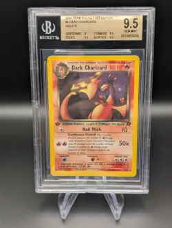 Pokemon Dark Charizard 4/82 Holo 1st Edition BGS 9.5 Team Rocket PSA 9 / PSA 10 - Image 1