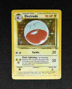 1999 Electrode MP Holo Rare Jungle 2/64 Unlimited Pokemon Card Vintage WOTC - Image 1