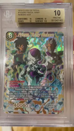 frieza army reborn tb3-069 scr bgs 10 dragon ball super card game psa 10 dbs - Image 2
