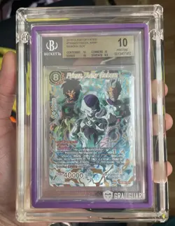 frieza army reborn tb3-069 scr bgs 10 dragon ball super card game psa 10 dbs - Image 3