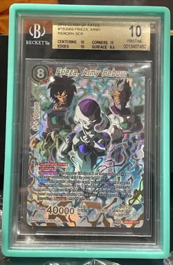 frieza army reborn tb3-069 scr bgs 10 dragon ball super card game psa 10 dbs - Image 4