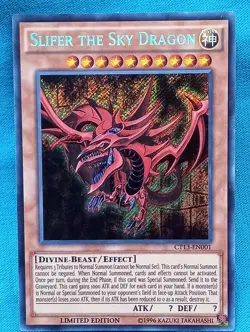 YuGiOh Cards - Slifer the Sky Dragon - CT13-EN001 - Near Mint - Image 1