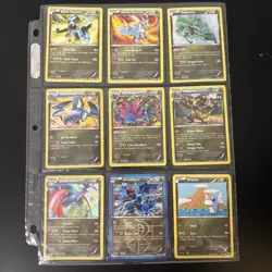 Pokemon TCG Set Of Nine Cards Holographic Dragon Type Cards - Image 1