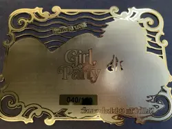 Goddess Story Gold METAL Card - Random Serial Number #/100! Anime Nelliel Bikini - Image 4
