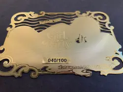 Goddess Story Gold METAL Card - Random Serial Number #/100! Anime Nelliel Bikini - Image 5