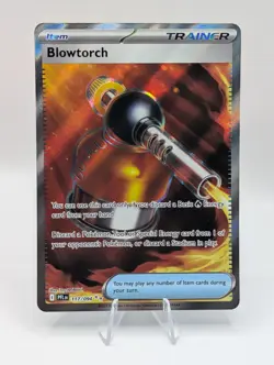 Pokemon TCG Holo Rare Blowtorch Trainer Card 117/94 Near Mint Condition - Image 1