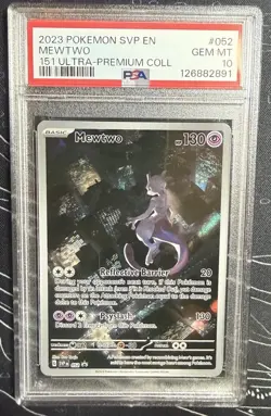 Mewtwo - Pokemon 151 Ultra Premium Collection-052 Holo Promo Card PSA 10 - Image 1
