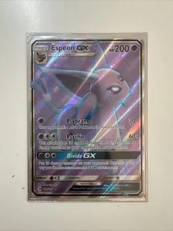 POKEMON 2017 140/149 ESPEON GX SUN & MOON BASE FULL HOLO CARD - EX/MINT - Image 1