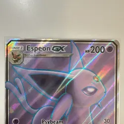 POKEMON 2017 140/149 ESPEON GX SUN & MOON BASE FULL HOLO CARD - EX/MINT - Image 2