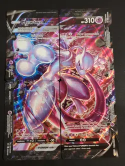 Mewtwo V-UNION [Set of 4] SWSH: Sword & Shield Promo Cards Holo - Image 1