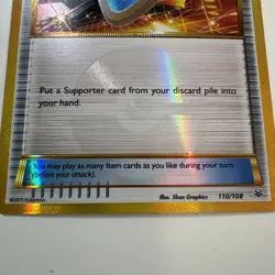 Pokemon Card VS Seeker 110/108 Secret Rare XY Roaring Skies Gold Rare - Image 3
