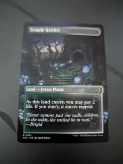 Temple Garden (Borderless) 0351 (R) MTG Lorwyn Eclipsed (ECL) - Image 1