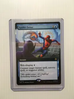 MTG Spider-Sense 254 Rare Extended Art (2) + Mightform Harmonizer For Ohmygaming - Image 3