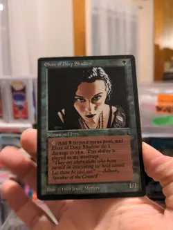Magic The Gathering Elves Of Deep Shadow The Dark MTG MP TCG - Image 1