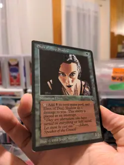 Magic The Gathering Elves Of Deep Shadow The Dark MTG MP TCG - Image 2