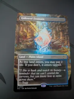 Hallowed Fountain (Borderless) - MTG Lorwyn Eclipsed Regular - NM/M - Image 1