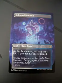 Hallowed Fountain (Borderless) - MTG Lorwyn Eclipsed Regular - NM/M - Image 2