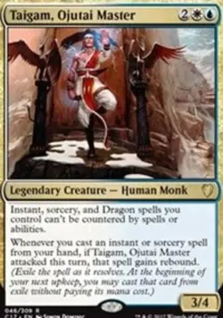 1x Taigam, Ojutai Master NM-Mint, English Commander 2017 MTG Magic - Image 1
