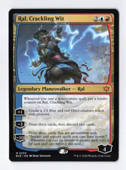 Ral, crackling wit #230 Rare - MTG bloomburrow BLB - Image 1