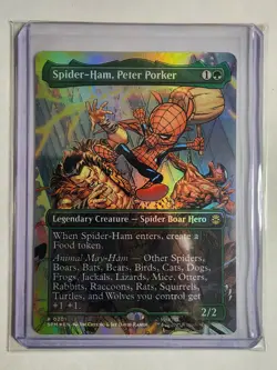 Spider-Ham, Peter Porker (Borderless) Marvel's Spider-Man Foil - Image 1