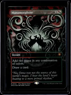 Manamorphose (Borderless) - 142 - Foil - SPG - NM - MTG Magic the Gathering - Image 1