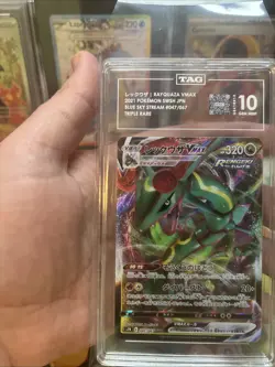 Pokemon Rayquaza Vmax Japanese 047/067 Blue Sky Stream TAG 10 Gem Mint - Image 2