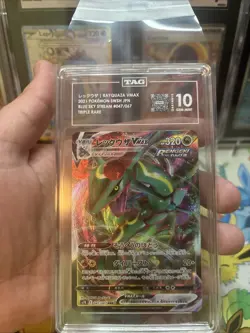 Pokemon Rayquaza Vmax Japanese 047/067 Blue Sky Stream TAG 10 Gem Mint - Image 3